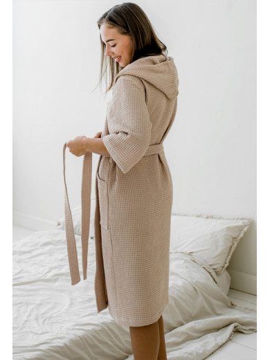 Женский вафельный халат Cosy 82744