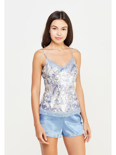  Піжама з шортами шовкова "Дольче Віта" 5912