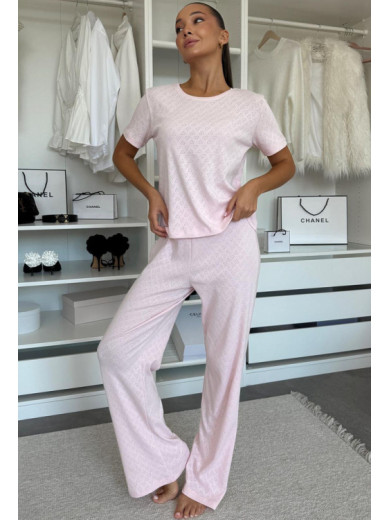 Хлопковая пижама с брюками Cosy 82947