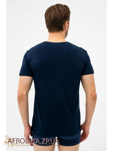 Мужская футболка 202-2 синий