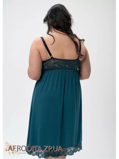 Нічна сорочка з віскози Shato 2435 бірюзовий