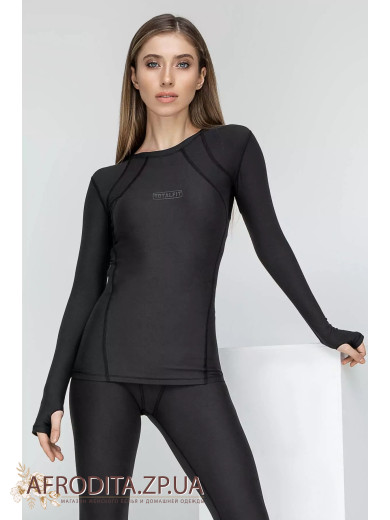 Жіночий лонгслів з мікрофібри Totalfit 82519
