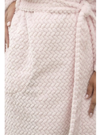 Женский теплый халат Shato 2337 pink