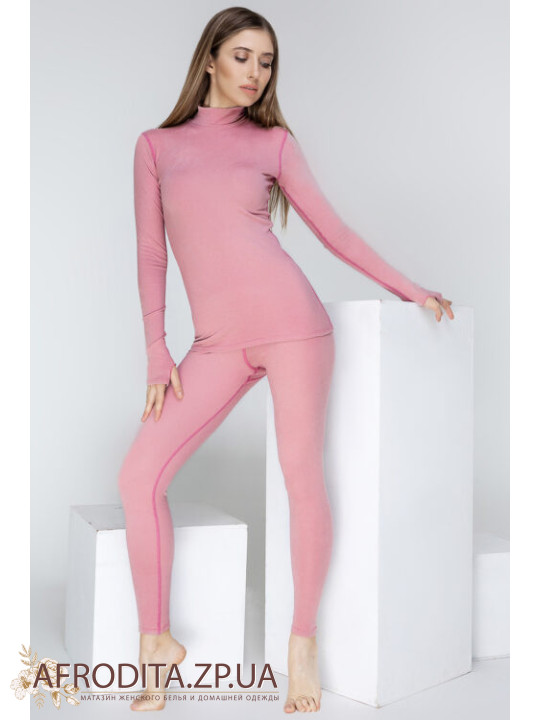 Жіночий термокомплект лонгслів + лосини 82470