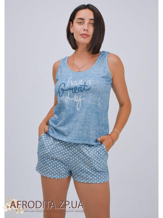 Женская пижама с шортами 708-16601