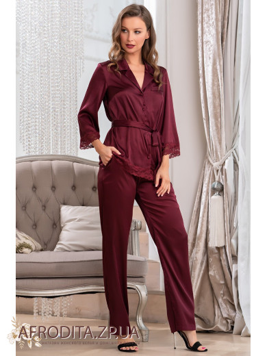 Пижама женская с брюками "Виктория" 7106-1