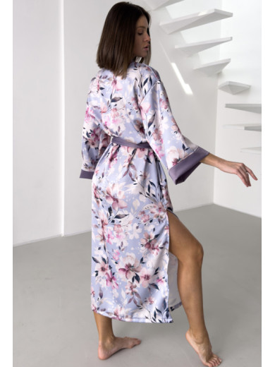 Женский длинный халат Cosy 82765 на запах