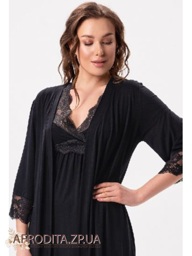  Халат жіночий на запах Shato 2625/1 з віскози