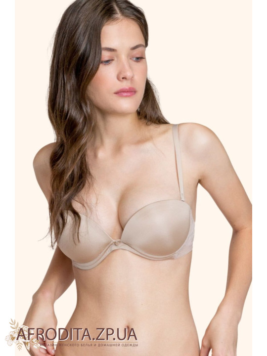 Бюстгальтер пуш-ап с силиконовой спинкой GISELA 1/0344