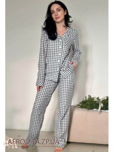 Фланелевая женская пижама Cosy 82671
