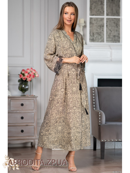 Длинный халат "Доминика" 1269