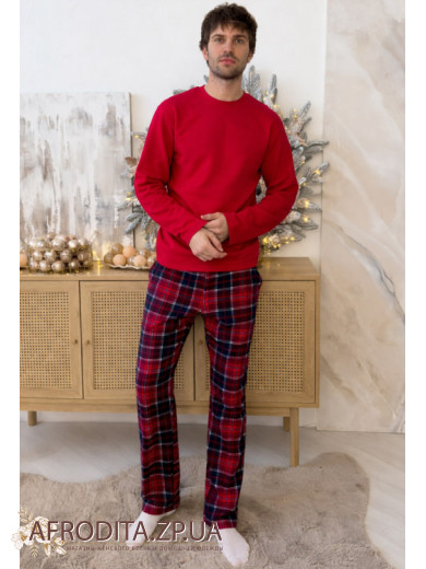 Фланелевая мужская пижама Cosy 82679