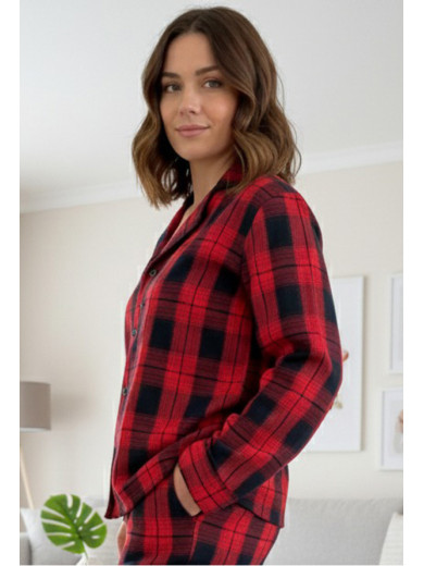 Фланелевая женская пижама Cosy 82674