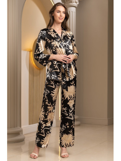 Жіночий шовковий комплект Ельмір 4266