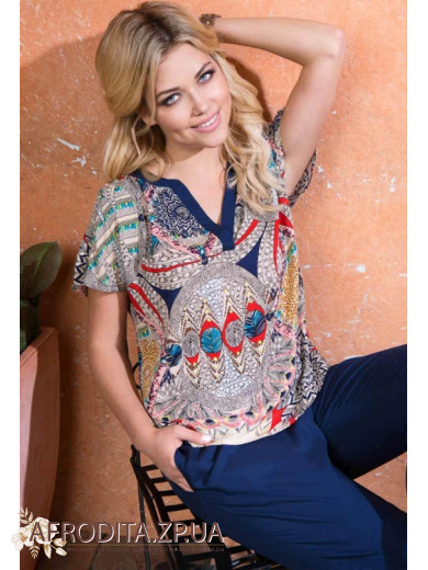 Женская пижама с брюками Майя" 16136 