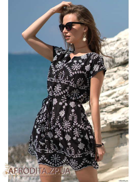 Пляжная туника "Нoир" 1334