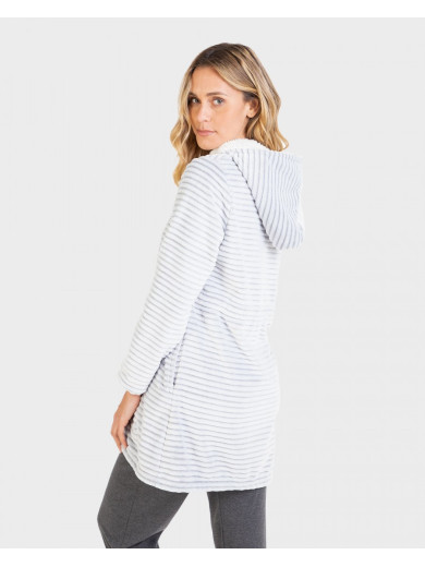 Женский теплый халат на молнии "Massana" L716219