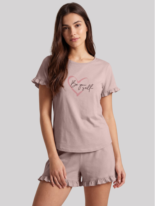 Хлопковая пижама с шортами Roksana 1677