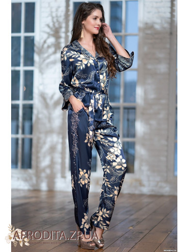 Жіноча піжама з брюками "Блюмарин" 8446-1