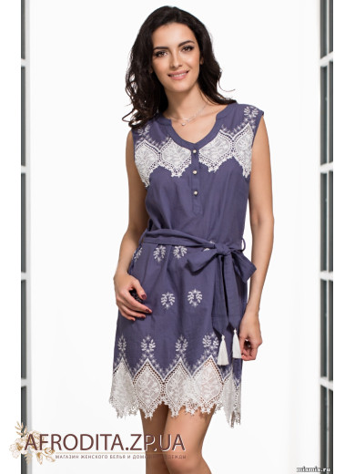Пляжне плаття-туніка 