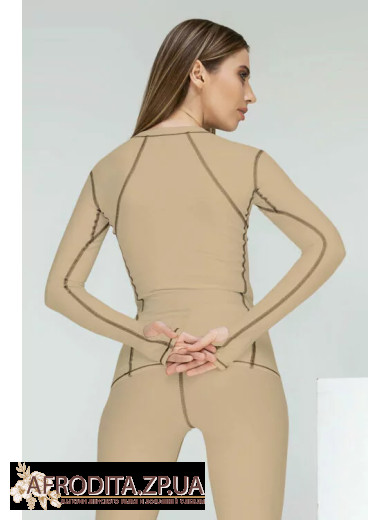 Женский лонгслив из микрофибры Totalfit 82517