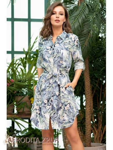 Халат на ґудзиках 