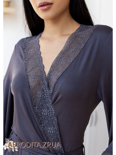 Жіночий халат на запах 1347-60024