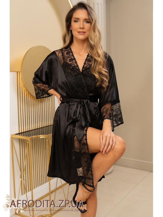 Женский шелковый халат Багира 4433