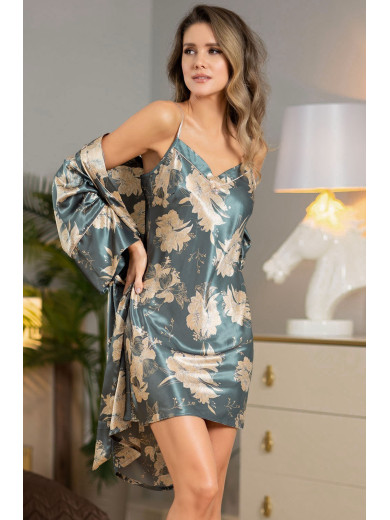 Женская шелковая сорочка Орнелия 3830