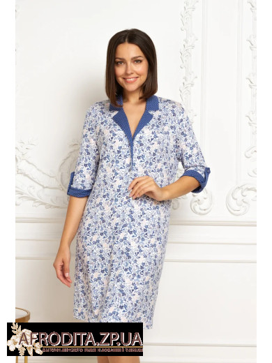 Домашній жіночий халат на гудзиках Emmi 75127