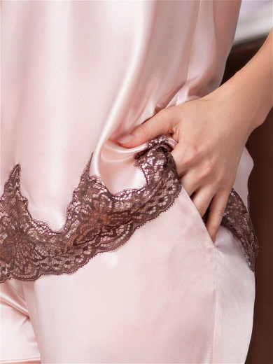 Піжама шовкова з брюками "Мерелін" 3106