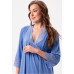 Халат жіночий з віскози Shato 2625/1 блакитний