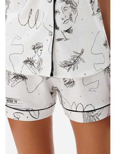 Женская пижама с шортами из модала 1694-15007