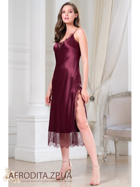 Ночнушка жіноча з шовку "Шерон" 3808