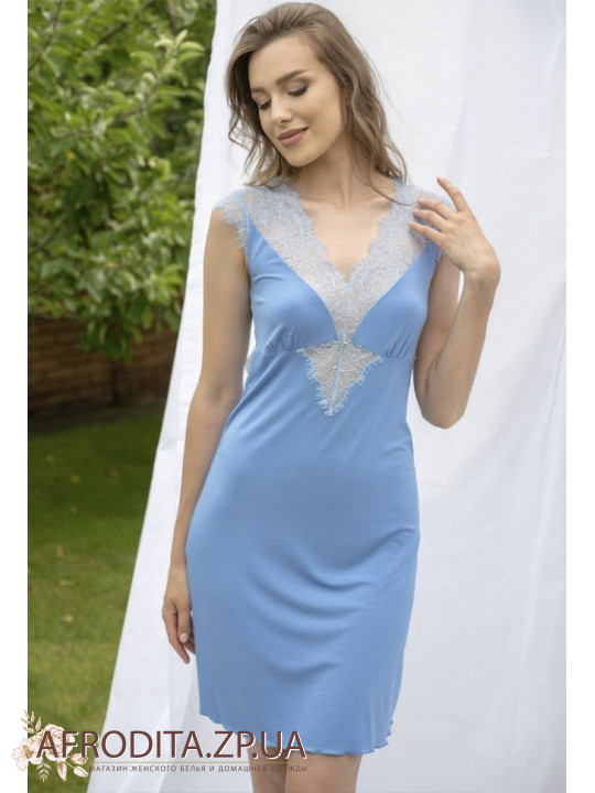 Жіноча нічна сорочка Shato 2311 блакитний