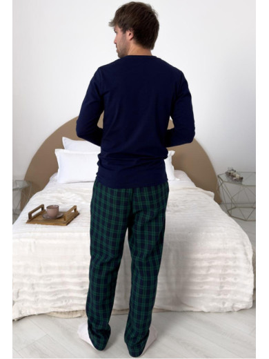 Фланелевая мужская пижама Cosy 82680