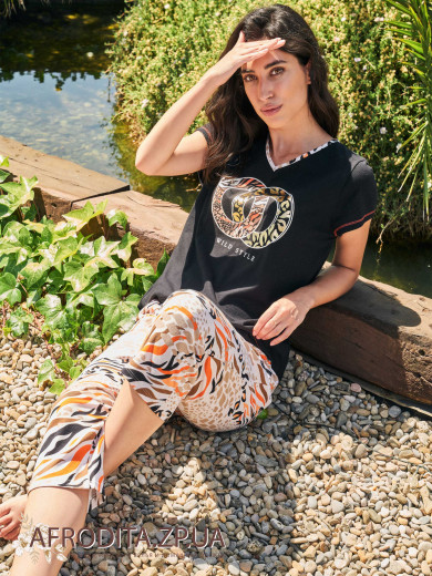 Женская пижама с бриджами Massana P231244