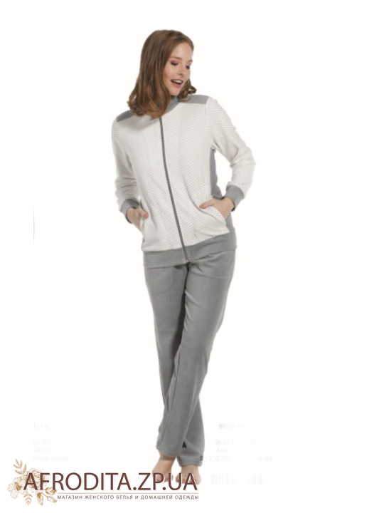  Жіноча тепла піжама зі штанами "Pastunette" 80202-141-8