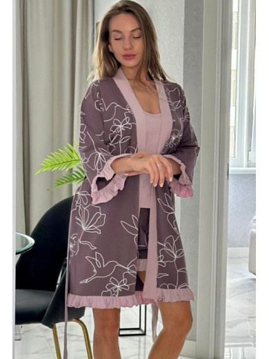 Женский халат из хлопка Cosy 82996