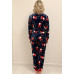 Піжама жіноча з флісу зі штанами Cosy 82655