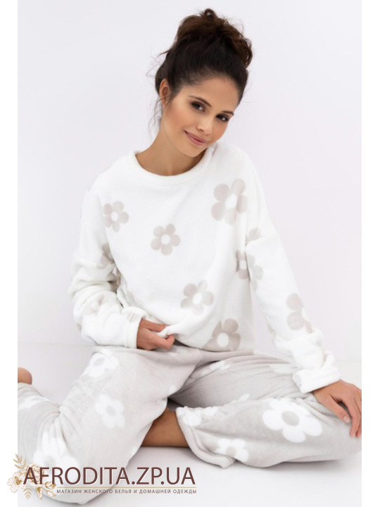 Женская теплая пижама из флиса Sensis 82650