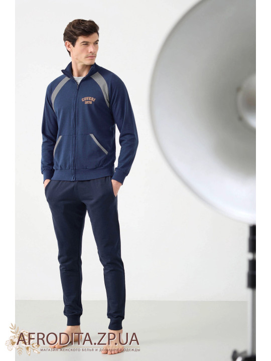 Чоловічий костюм із начосом Enrico Coveri EA2069