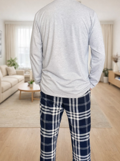 Мужская пижама со штанами Cosy 82728 из хлопка