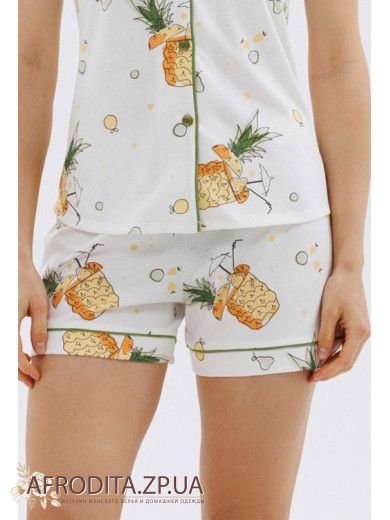 Жіноча піжама з шортами 1694-12340
