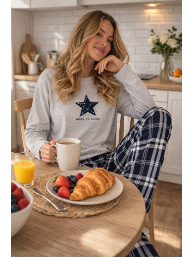 Женская пижама со штнанами Cosy 82742 из хлопка