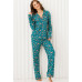 Пижама женская из хлопка со штанами 1245-16199