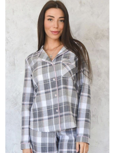 Жіноча піжама з бавовни зі штанами 1245-67026