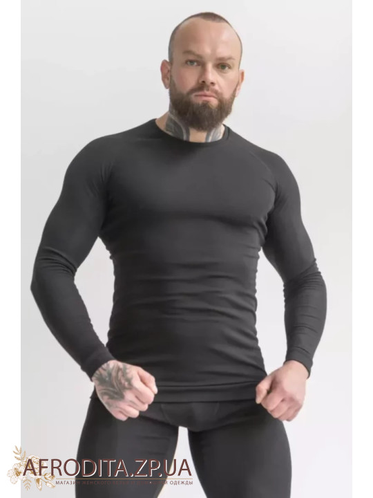 Мужской термолонгслив из хлопка Totalfit 82561