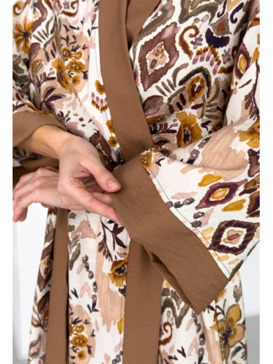 Длинный женский халат Cosy 82808 из вискозы