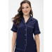 Жіноча піжама із шортами Shato 2409 navy blue